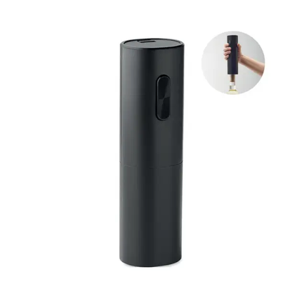 Electric wine bottle opener accessory by Glassware UK with sleek design and ergonomic handle for easy wine opening.