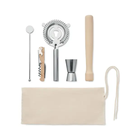 Mai Tai cocktail set accessories including glasses and tools from Glassware UK, designed for making tropical drinks.