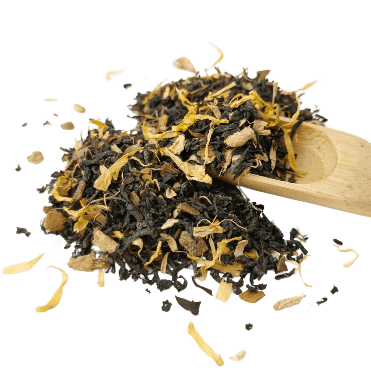 Black vanilla chai tea from Porter Hill Tea Company, featuring a warm, aromatic blend of black tea and vanilla flavor.