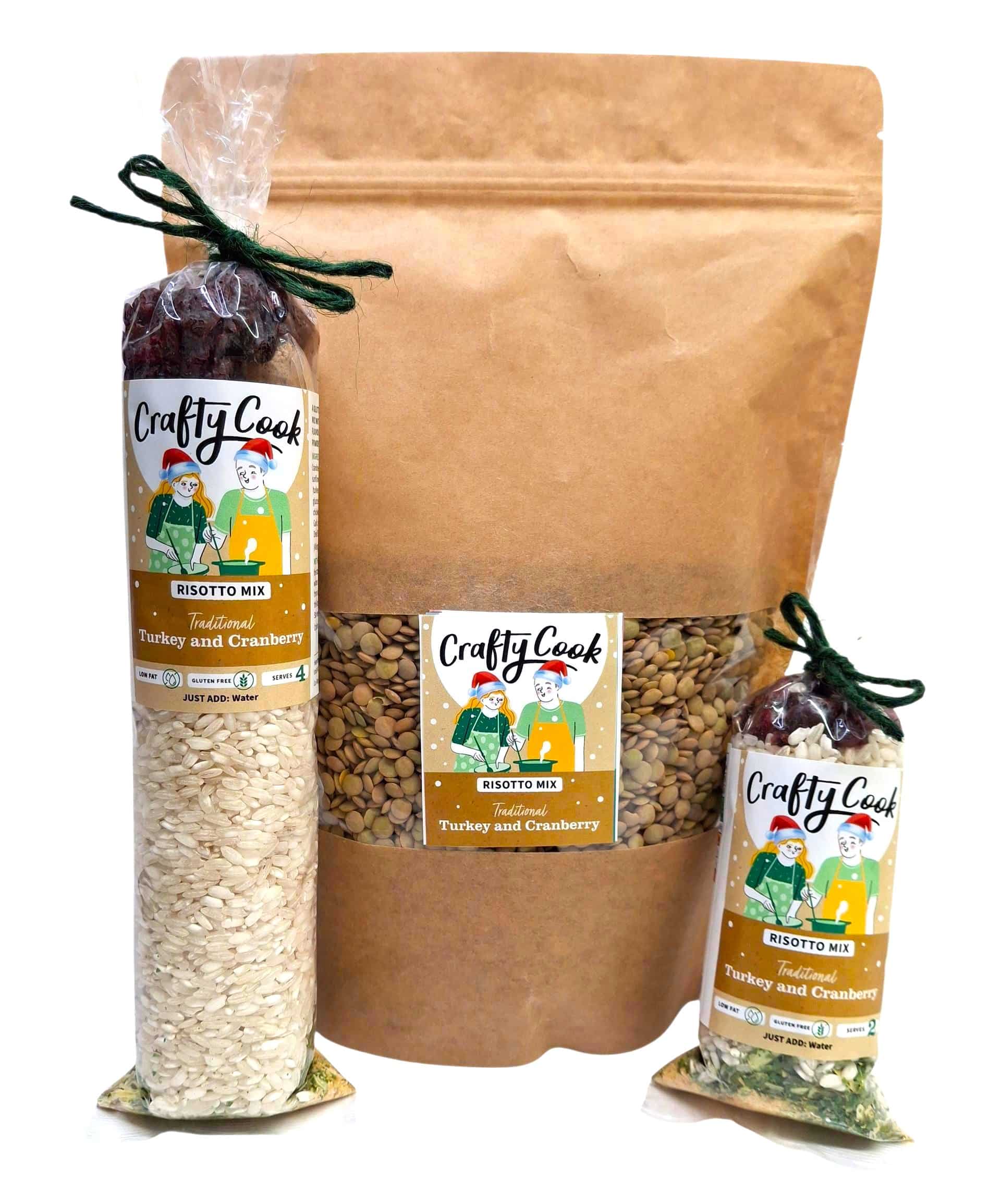 Crafty Cook by Kandy Kitchen Creations XMAS Turkey and Cranberry Risotto Mix Meal Kit