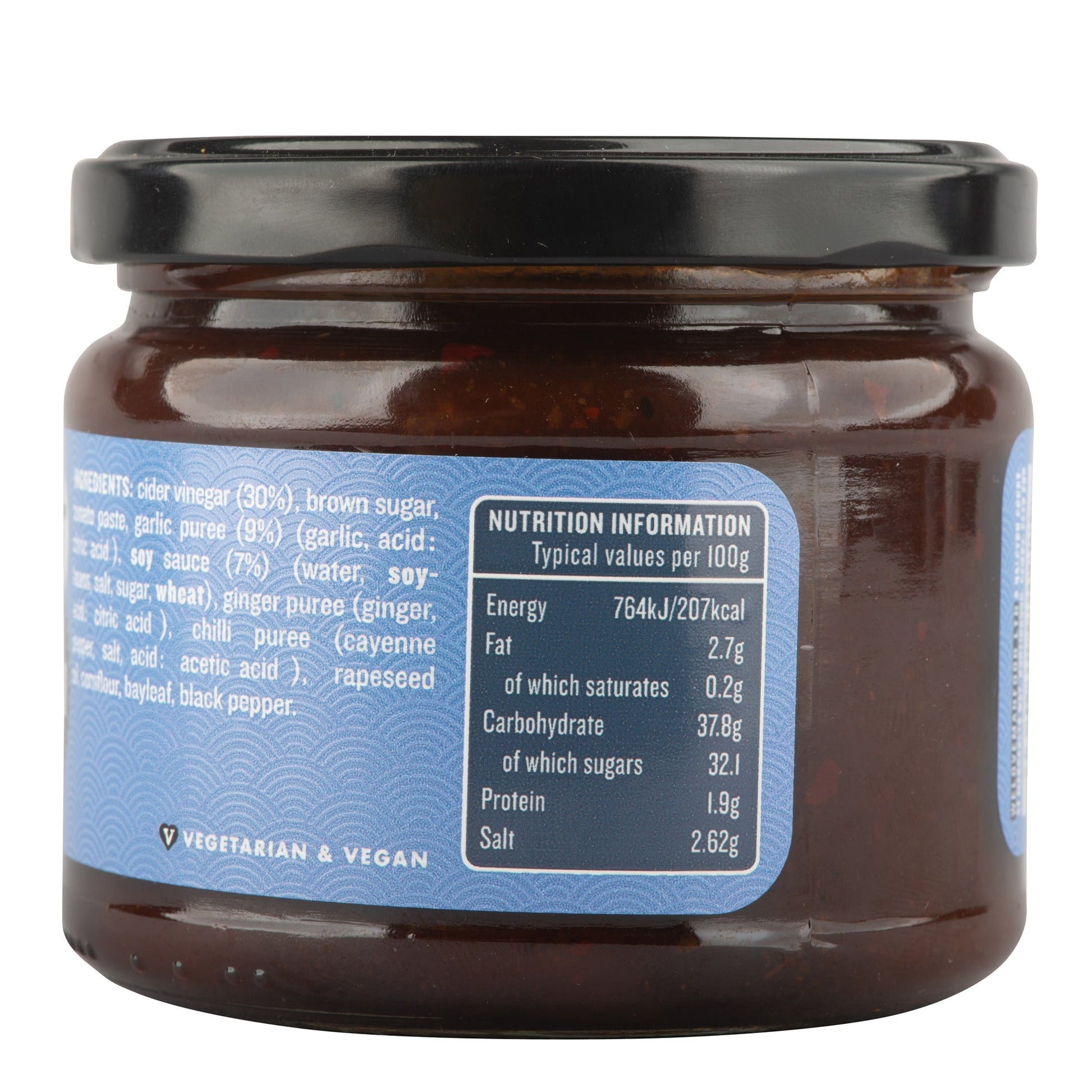 Manfood Adobo Wing Sauce in a glass jar, showcasing the spicy, flavorful sauce perfect for wings and dishes.