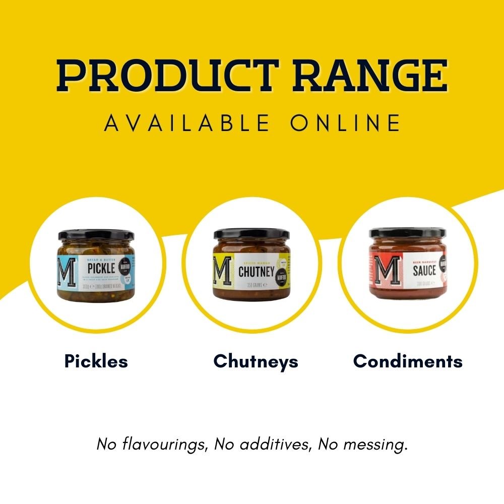 Manfood Ale Chutney in a glass jar, showcasing its rich, dark color and textured consistency, perfect for pairing with snacks or meals.