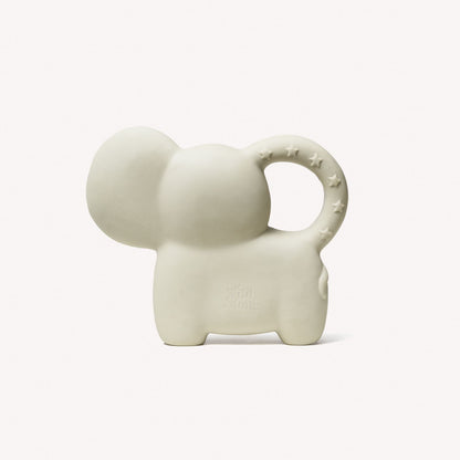Natural Rubber Baby Teether by Wild And Stone, showing soft, textured rubber teether ideal for soothing teething infants.