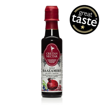 Balsamic Cream with Pomegranate & Aronia Berries - Cretan Nectar