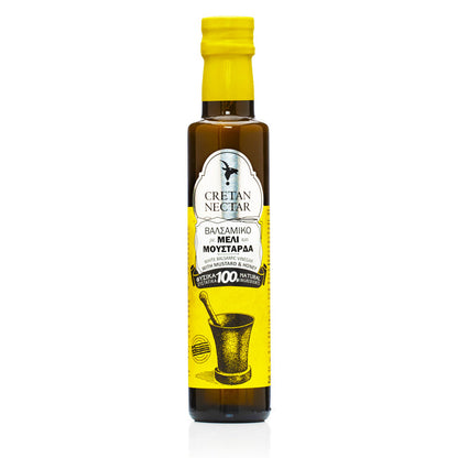 White Balsamic Vinegar with Mustard and Honey - Cretan Nectar