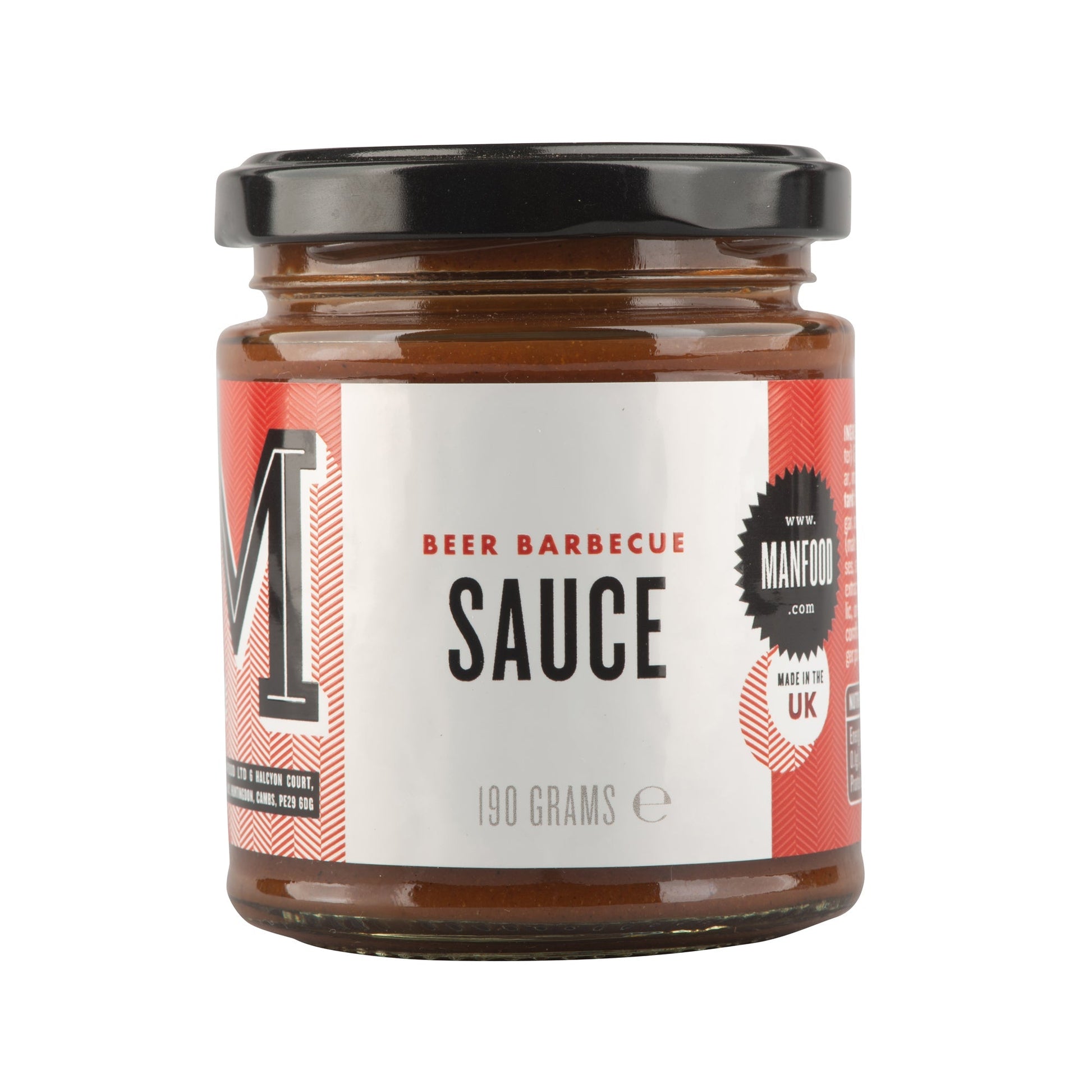 Manfood BBQ Trio gift box featuring three types of barbecue sauces and rubs in a stylish package.