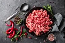 Prime Primrose Herd beef mince in a 500g package, fresh and ground, ready for cooking or recipes.