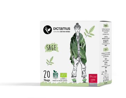 Organic Sage of Crete 20 Tea bags