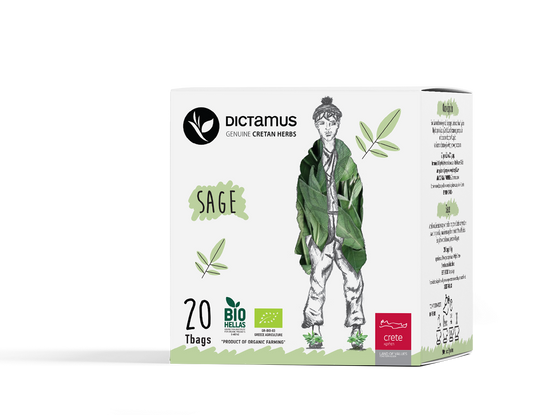 Organic Sage of Crete 20 Tea bags