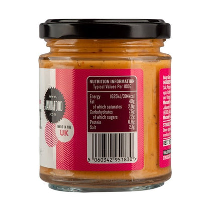 Janda burger sauce in a squeeze bottle, creamy condiment ideal for burgers and sandwiches, with a smooth, flavorful appearance.