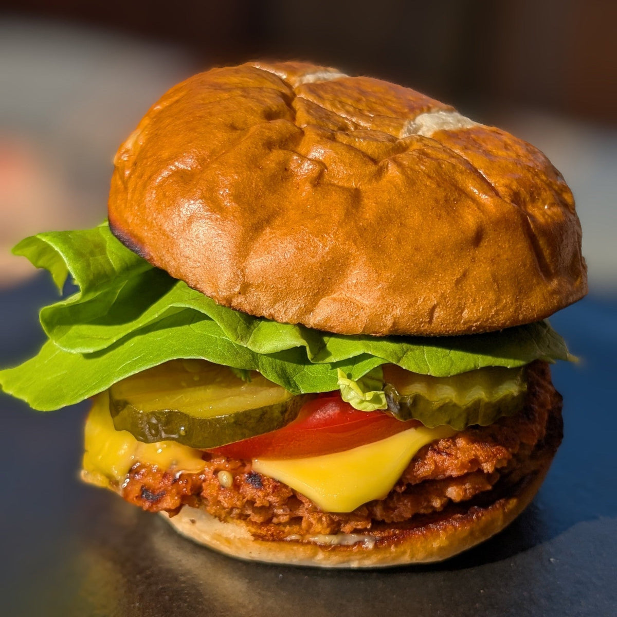 Smashin' Burger Mix by Another Way, ready-to-use food mix for making flavorful burgers, shown in a close-up shot.