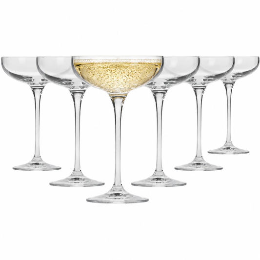 Krosno Champagne Saucers - 240ml - Set of 6