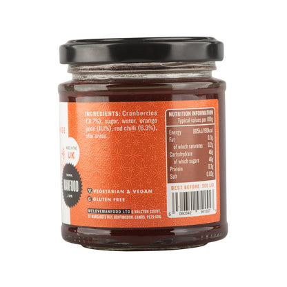 Chilli Cranberry and Orange Sauce - Manfood Cambs
