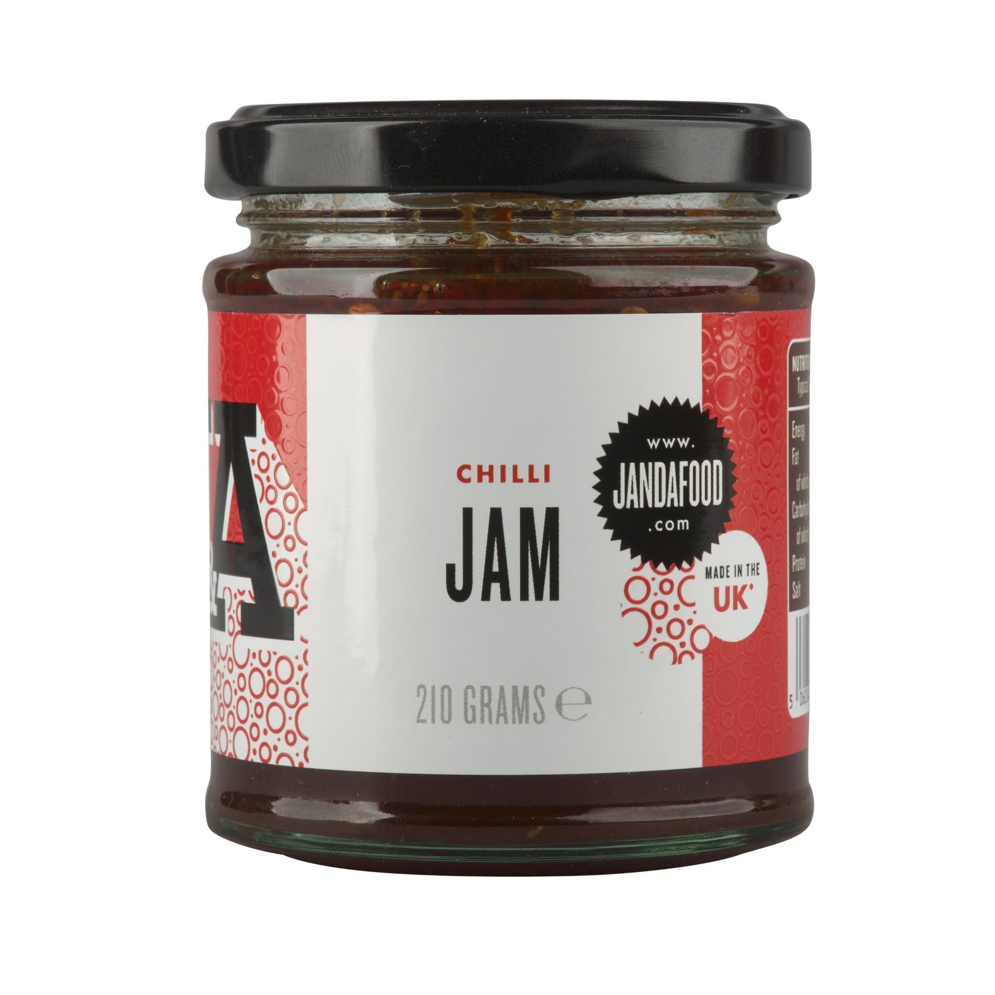 Janda Chilli Lover's Trio gift box with three varieties of chili peppers and spicy condiments in colorful packaging.