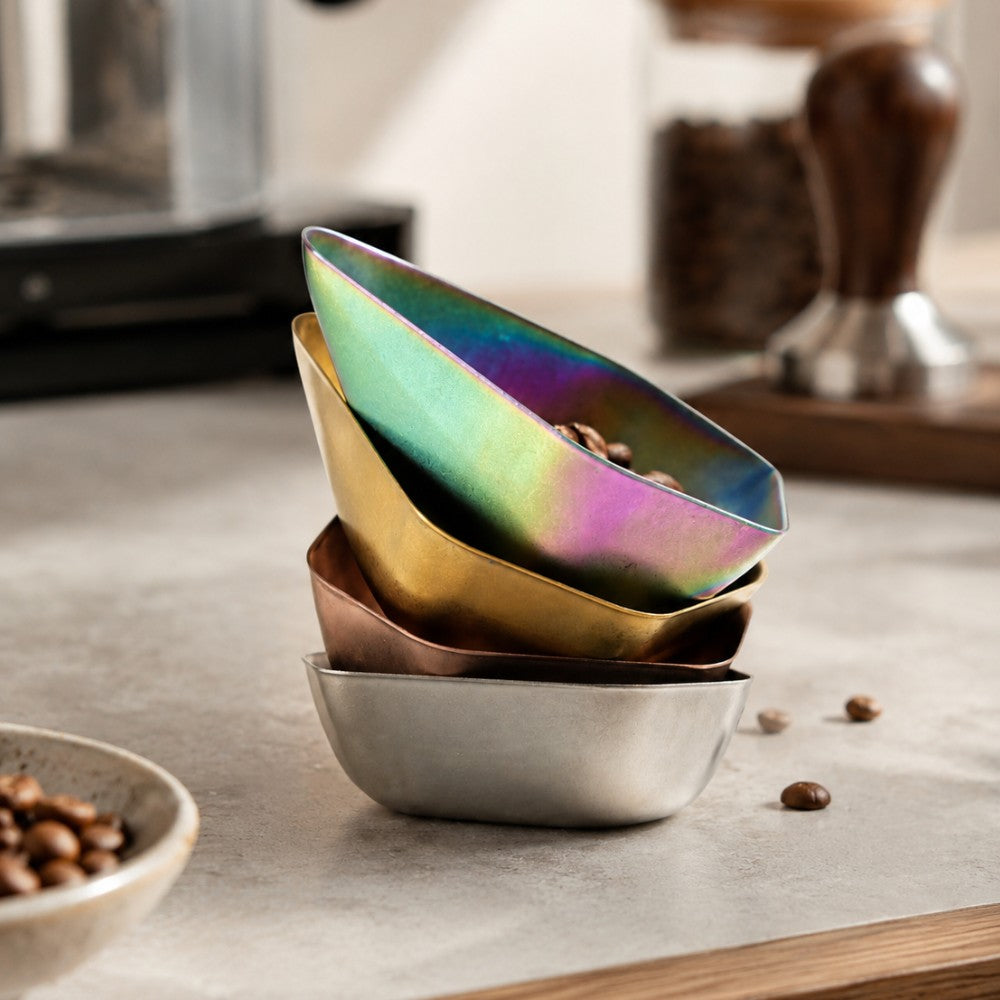 KNOCDIC® coffee bean dish with a rustic design, perfect for holding coffee beans or small snacks in a stylish kitchen setting.