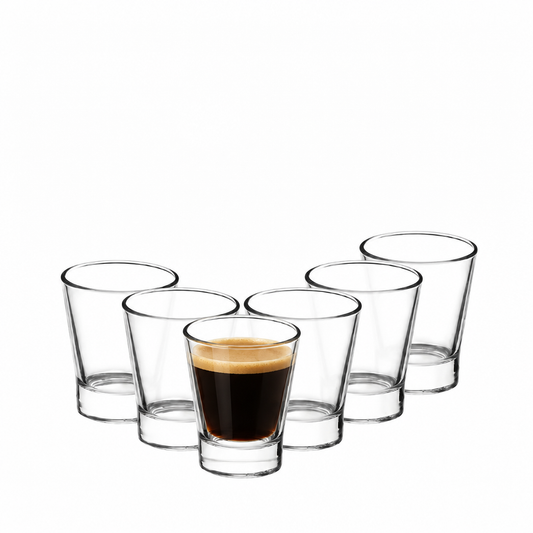 Bormioli Rocco Espresso Shot Glasses - 85ml - Set of 6