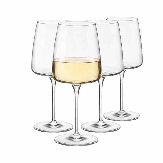 Bormioli Rocco Planeo White Wine Glasses - 380ml - Set of 4