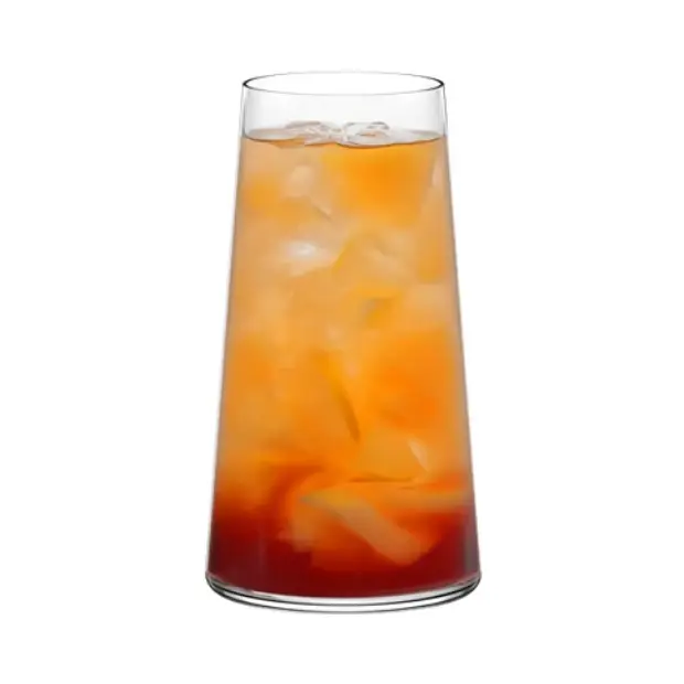 Set of six Stolzle Power long drink whisky tumblers, 460ml glassware with clear, sturdy design for serving beverages.