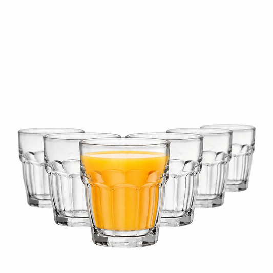 Bormioli Rocco Rocks Bar Juice Glasses - 215ml - Set of 6