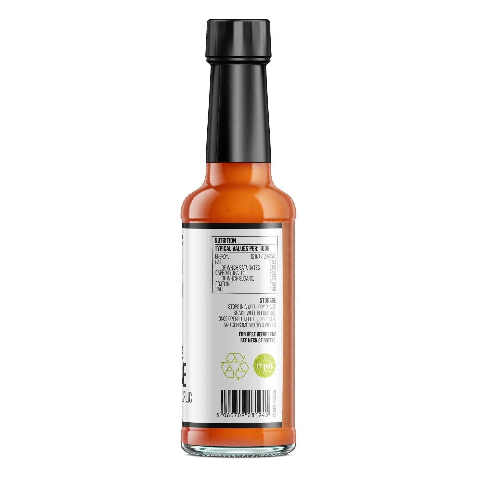 Louisiana Style Hot Sauce by Chilli Mash Co. in a 150ml bottle, featuring vibrant red chili mash and spicy sauce.