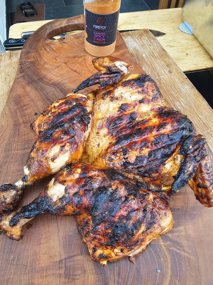 FireFly Barbecue 3 Spicy BBQ Rubs Gift Pack featuring Louisiana Cajun, perfect for grilling and adding bold flavor to meats.