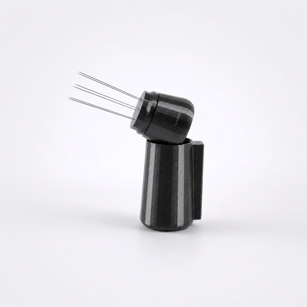 KNOCDIC® Magnetic WDT Tool with metallic black handle, designed for precision leak testing and metal detection in engines.