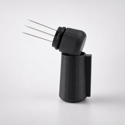 KNOCDIC® magnetic WDT tool with charcoal handle, designed for precise resin filling and wax pen work in jewelry making.