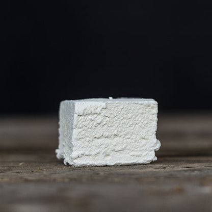 Large Harry's Hot Chocolate giant marshmallow on a skewer, showing its fluffy white texture and size for hot chocolate toppings.