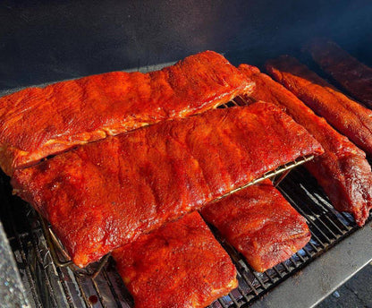 FireFly Barbecue BBQ Legend gift set featuring three sweet BBQ rubs with Memphis pig-themed packaging.
