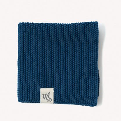 Organic cotton dishcloth from Wild And Stone, showcasing a soft, eco-friendly dish cloth with a woven texture.