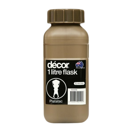 Platatac water bottle from Contact Coffee Company Ltd., durable gear flask with a secure lid, ideal for outdoor activities.