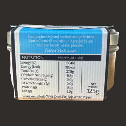 Cornish Charcuterie Traditional Pork Rillette 125g