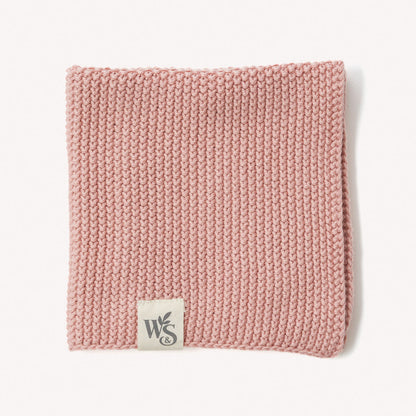 Organic cotton dishcloth from Wild And Stone, showcasing a soft, eco-friendly dish cloth with a woven texture for kitchen use.