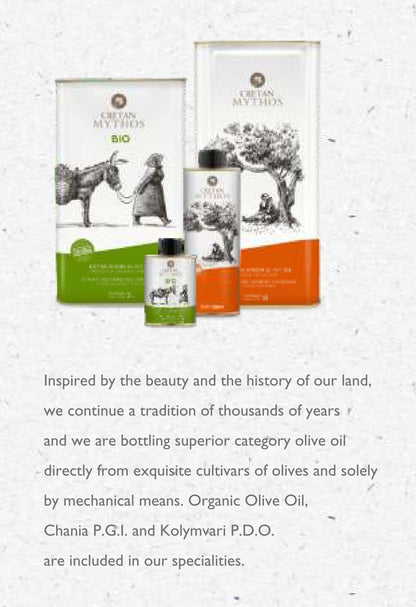 Cretan Mythos Organic Extra Virgin Olive Oil