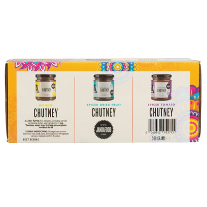 Taste of India Gift Box - Janda Food. Back of pack