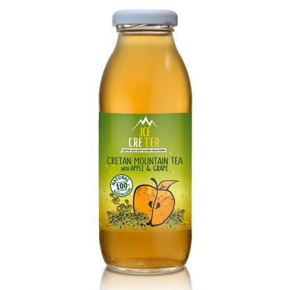 ICE CRE TEA Cretan Mountain Tea with Apple & Grapes