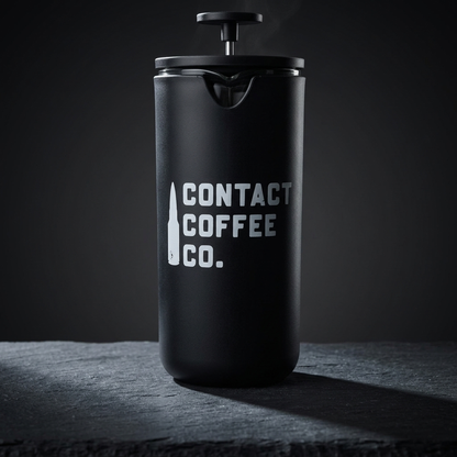Timemore French Press coffee maker with 450ml capacity, compact travel gear by Contact Coffee Company Ltd.