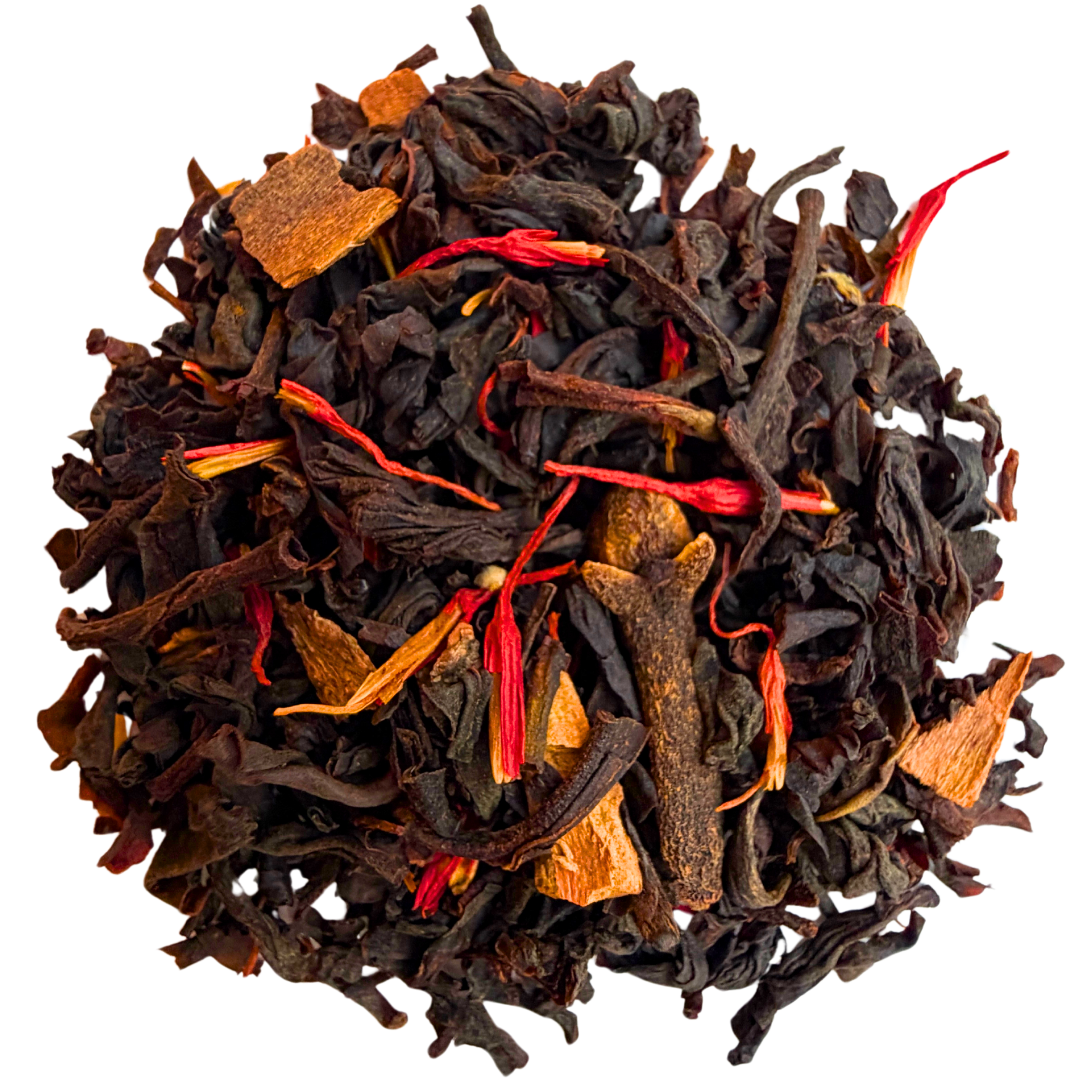 Black mulled wine tea by Porter Hill Tea Company, featuring spicy and aromatic ingredients in a steaming cup.