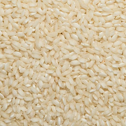 Whole Food Earth Arborio Rice, GMO-free, natural vegan rice suitable for risotto and cooking.