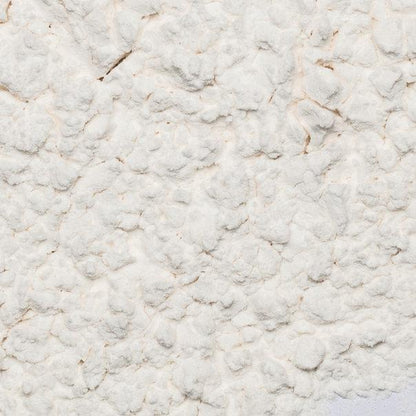 Organic Arrowroot powder from Whole Food Earth, GMO-free and vegan, shown in a natural, resealable bag.