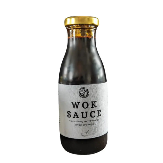 Makan Malaysia wok stir fry sauce in a bottle, ready to enhance Asian-style dishes with rich, flavorful condiment.